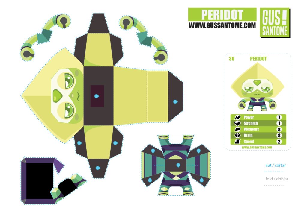 Descargar plantillas de papercraft de tu series animadas favoritas