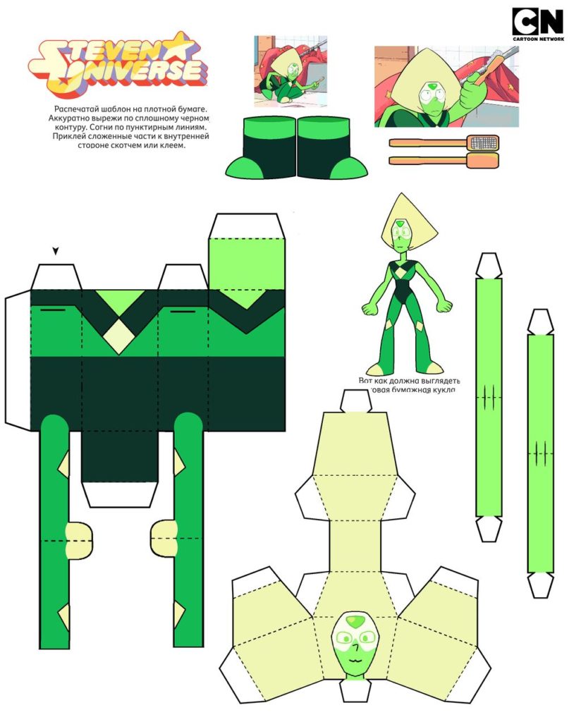 Descargar plantillas de papercraft de tu series animadas favoritas